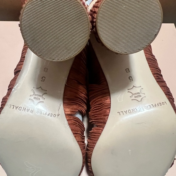 Loeffler Randall Teresa Pleated Lace-up Sandals - Picture 6 of 10